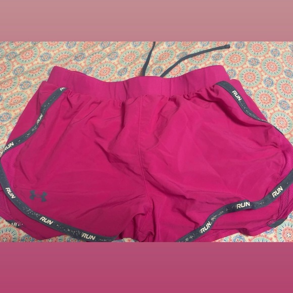 Under Armour Pants - Under Armour Magenta Athletic Shorts